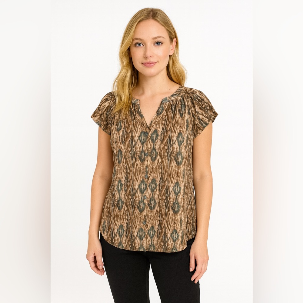 Joie sparkly southwest boho blouse